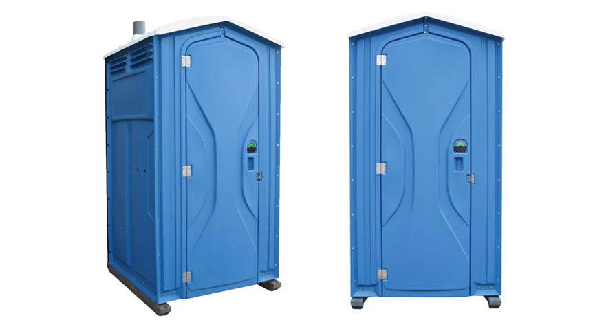Long-term porta potty units on site in Cleveland, Texas
